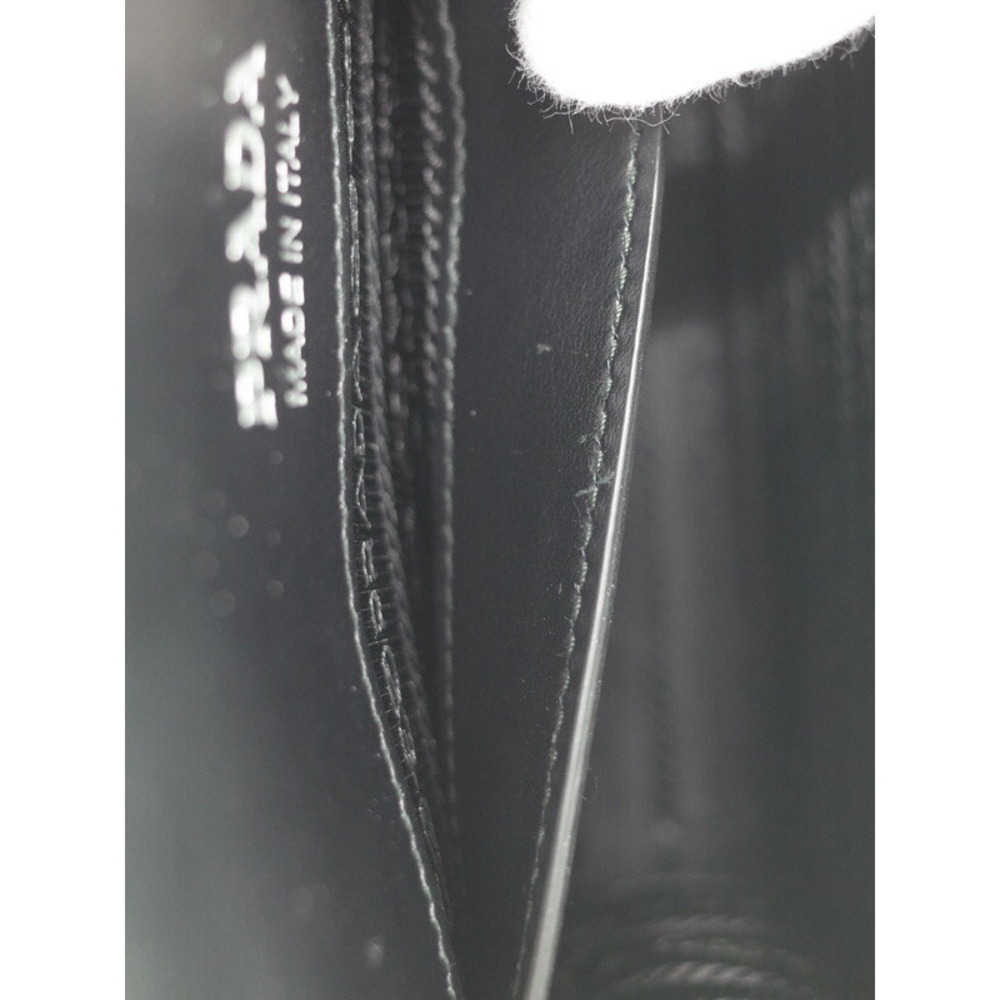 Prada leather bag Pattina Saffiano Crossbody black shoulder - Picture 9 of 9